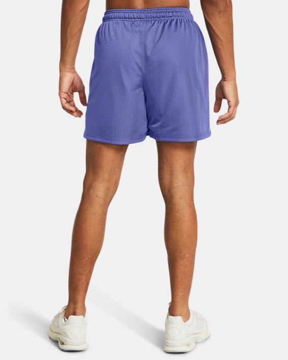 กางเกงขาสั้นตาข่าย UA Tech™ สำหรับผู้ชาย in Purple image number 1